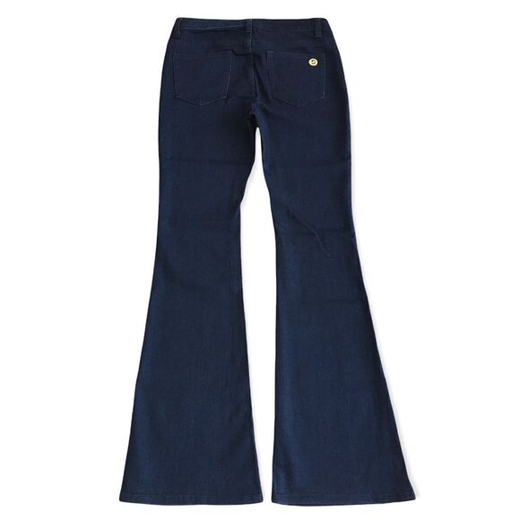 🆕Michael Kors Selma Stretch Blue Flare Jeans - Picture 2 of 6
